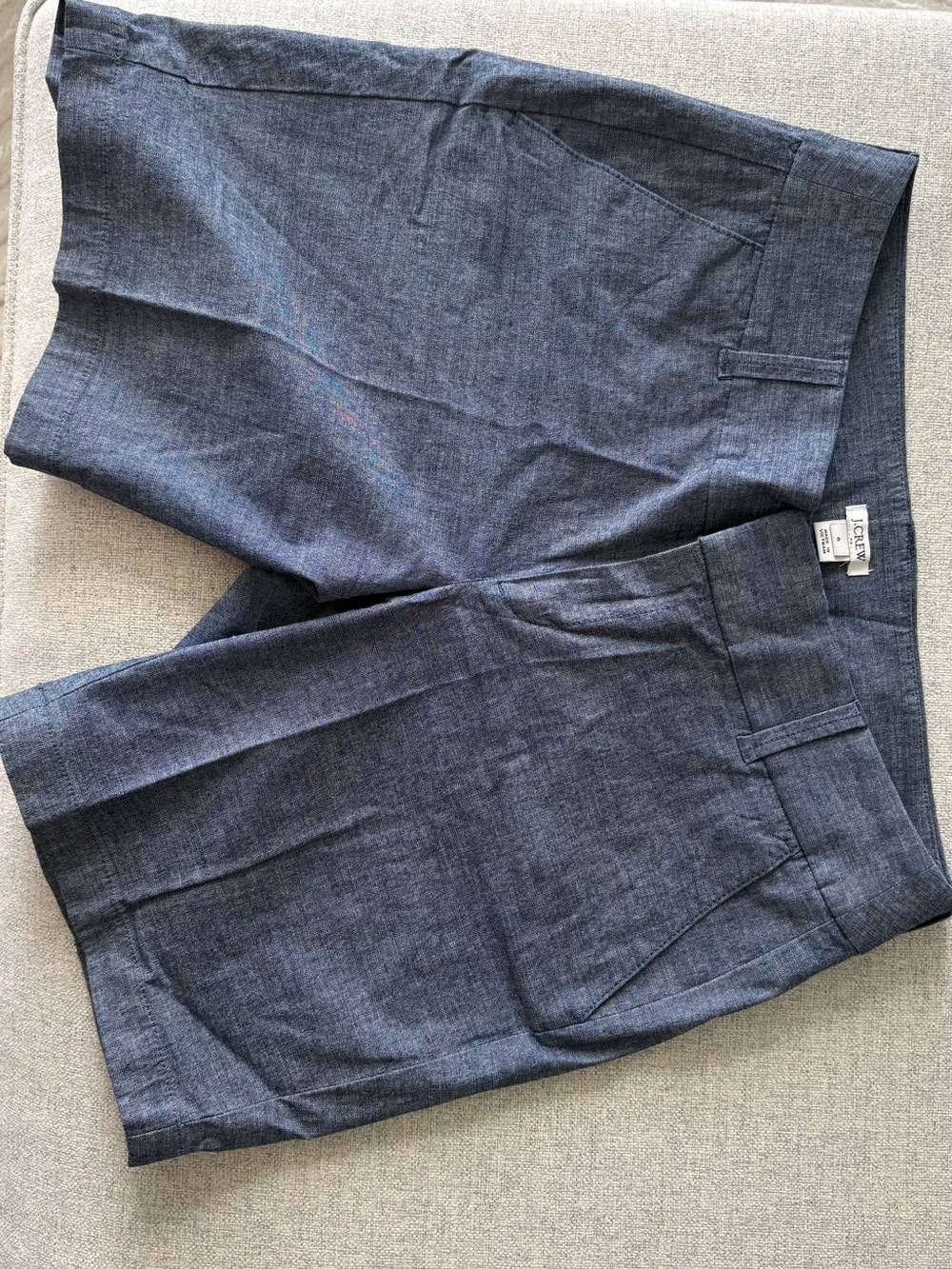 J. Crew Dark Denim-Look Bermuda Shorts